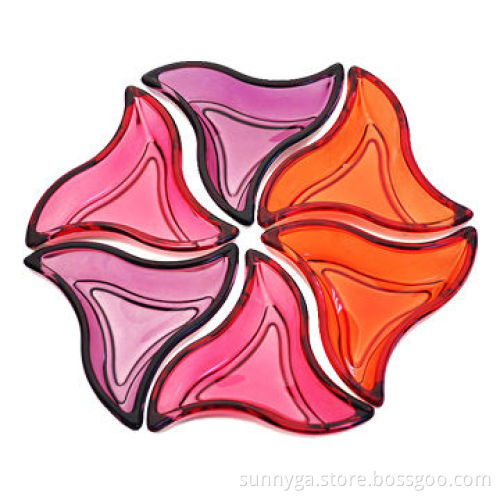 Glass Plates/Assorted Set for Fruits/Food/Candies, Available in Various Designs and Sizes